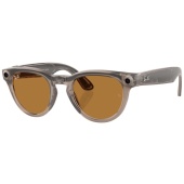 Умные очки Ray-Ban Headliner, каменная оправа, Фотохром: Прозрачные - Шафраново‑жёлтые