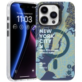Чехол Benks MagClap City New York для iPhone 14 Pro (MagSafe)