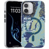 Чехол Benks MagClap City New York для iPhone 16 (MagSafe)