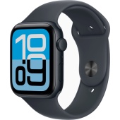 Apple Watch Sport SE 2025 (44mm) Алюминиевый корпус, Полуночный Черный, Sport Band (без RuStore)