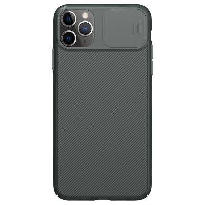 Чехол iPhone 11 Pro Накладка Пластик Nillkin CamShield Case (iPhone 11 Pro Накладка Темно-зеленый)