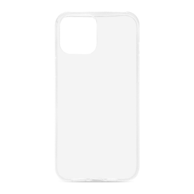 Чехол iPhone 13 Pro Max Накладка Силикон Прозрачный DF (iPhone 13 Pro Max Накладка Прозрачный Белый)