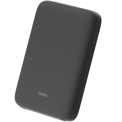 Беспроводной Power Bank Benks MP06, 10.000 мАч, MagSafe (Внешний аккумулятор Benks Черный)
