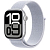 Apple Watch Series 10 (46mm) Алюминиевый корпус, Серебристый, Sport Loop (без RuStore)