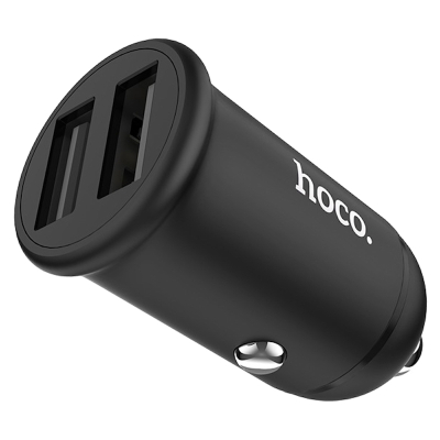 Автомобильное ЗУ Универсальный 2 USB Выход Hoco Z30 (Универсальный 2 USB Выход Hoco Z30 Черный)