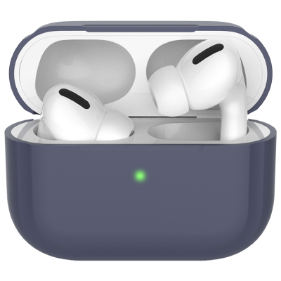 Чехол силиконовый Deppa для AirPods Pro (Чехол силиконовый Deppa Синий)