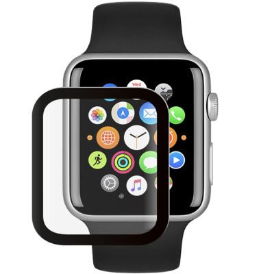 Защитное 3D стекло Deppa для Apple Watch 45мм (Защитное 3D стекло Deppa для Apple Watch 45мм)