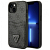 Чехол iPhone 14 Накладка Пластик Guess 4G Double cardslot w Metal triangle logo Hard