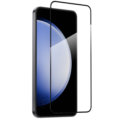 Защитное стекло Benks GlassWarrior для Samsung S24, S25 Глянцевое (Защитное стекло Черный)