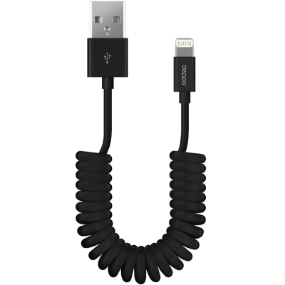 Кабель Deppa USB-C → Lightning, длина 1.5 м (Кабель Deppa Черный)