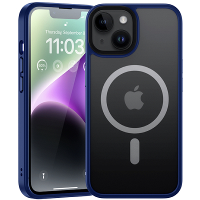 Чехол Benks Mist для iPhone 14 (MagSafe) (iPhone 14 Накладка Синий)