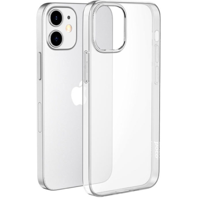Чехол iPhone 12 mini Накладка Силикон Прозрачный Hoco Light Series (iPhone 12 mini Накладка Прозрачный)